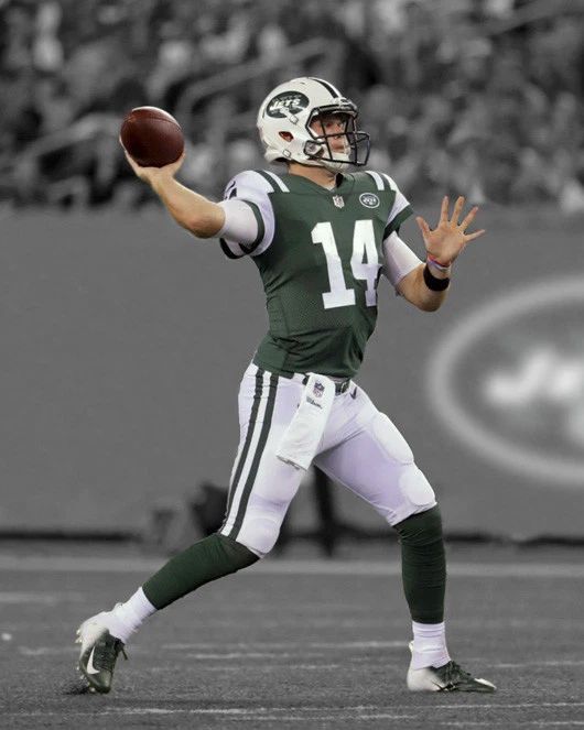 New York Jets Sam Darnold Glossy Photo Spotlight Print Football Poster