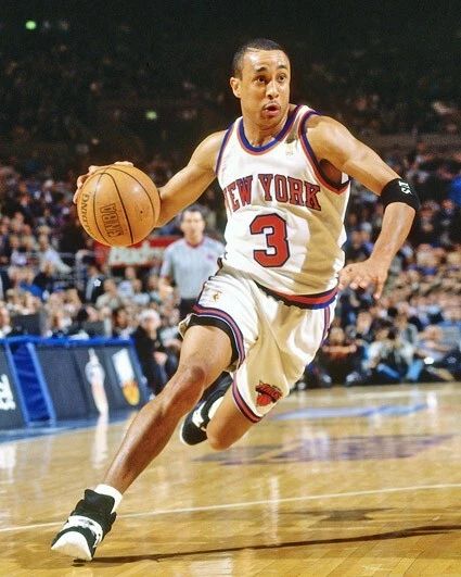 New York Knicks John Starks Glossy Keychain Basketball Keychain