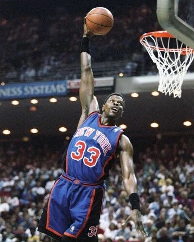 New York Knicks Patrick Ewing Glossy Photo Poster Print Hof 2008 1