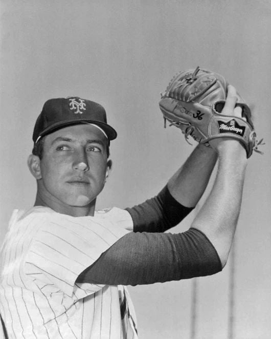 New York Mets Jerry Koosman Glossy Rookie Keychain Print Baseball Keychain