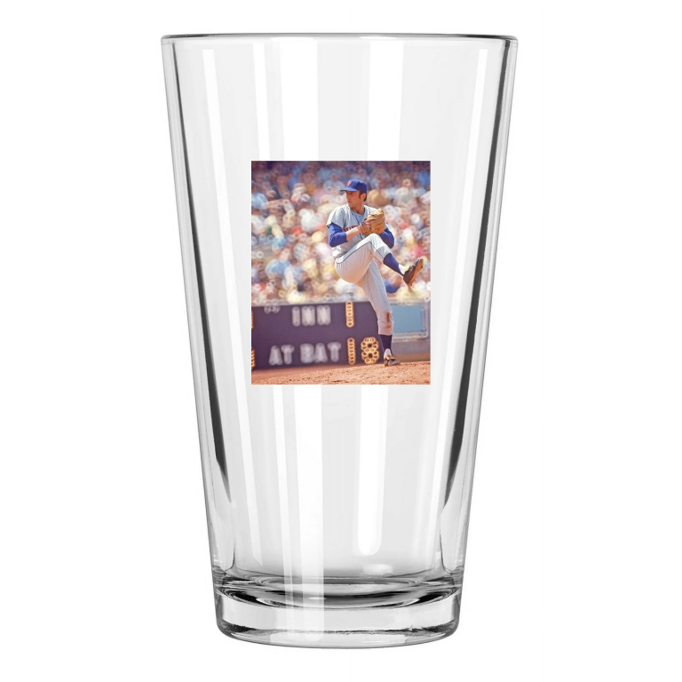 New York Mets Jerry Koosman Rookie Baseball Pint Beer Drinking Glass