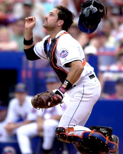 New York Mets Mike Piazza Glossy Keychain Baseball Keychain Hof 2016