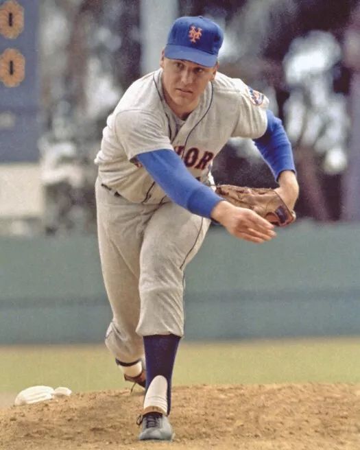 New York Mets Tom Seaver Glossy Keychain Print Baseball Keychain Hof 92 1