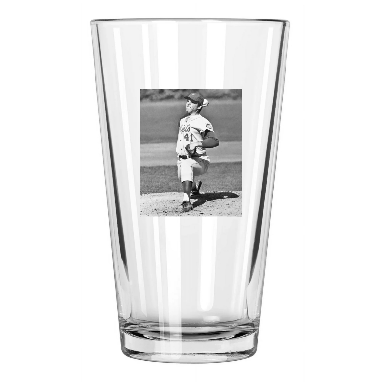 New York Mets Tom Seaver Photo Baseball Hof 92 3 Pint Beer Drinking Glass