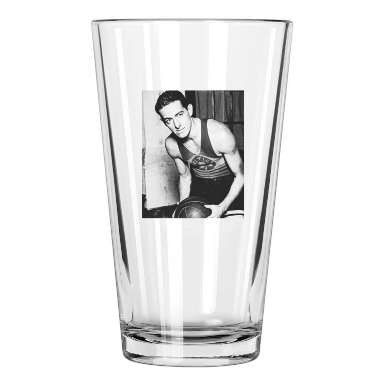 New York Original Celtics Nat Holman Photo Hof 64 Pint Beer Drinking Glass