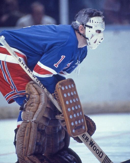 New York Rangers Ed Eddie Giacomin Glossy Hockey Photo Print Poster Hof 87 1
