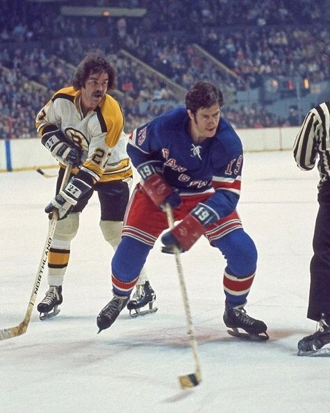 New York Rangers Jean Ratelle Glossy Hockey Magnet Magnet Hof 85