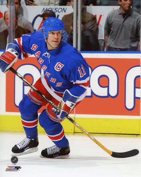 New York Rangers Mark Messier Glossy Photo Nhl Hockey Poster Print