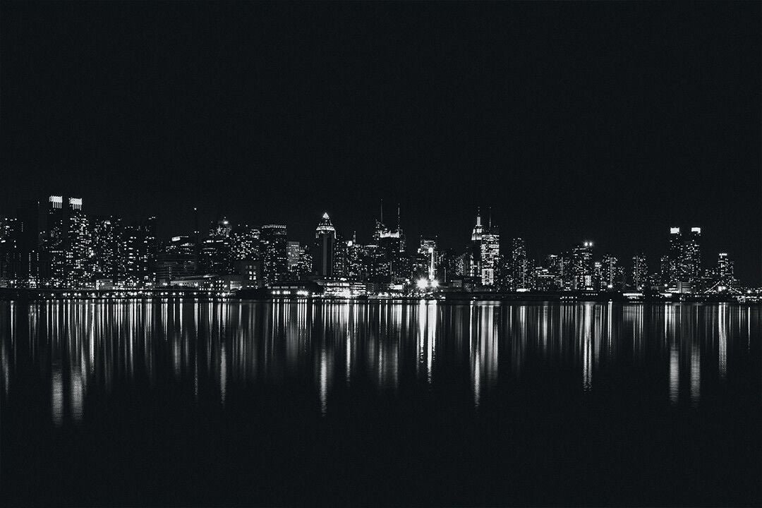 New York Usa Skyline At Night Art Wall Decor Jigsaw Puzzle