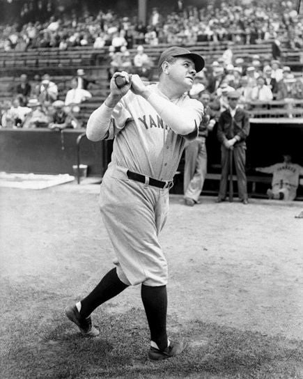 New York Yankees Babe Ruth Glossy Keychain Baseball Keychain Hof 36 2