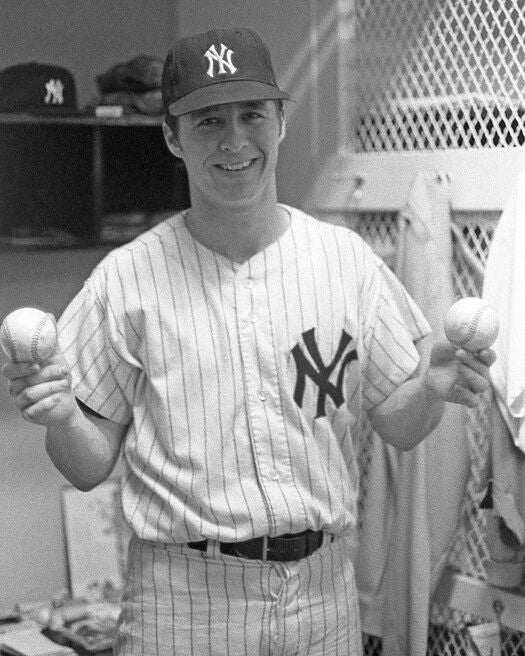 New York Yankees Bobby Murcer Glossy Magnet Print '2 Home Run Game' Magnet