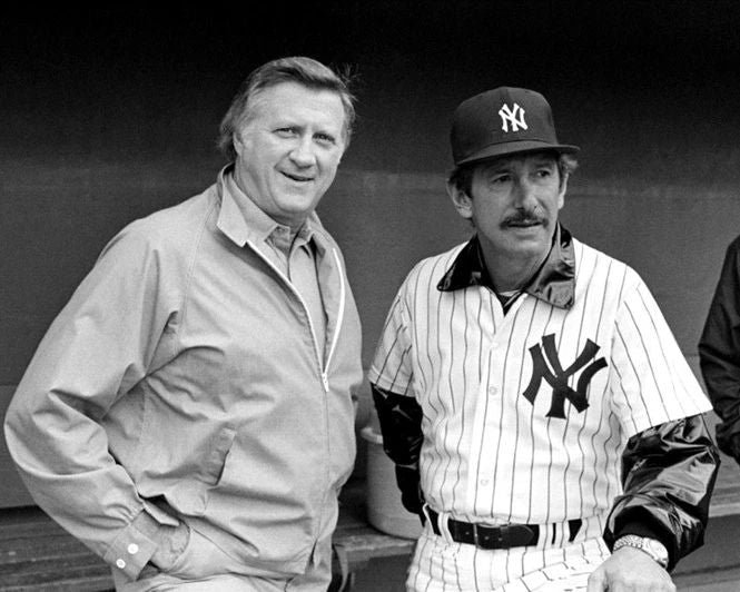New York Yankees George Steinbrenner And Billy Martin Keychain Keychain