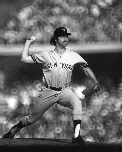 New York Yankees Jim Catfish Hunter Glossy Photo Baseball Poster Hof 87 1