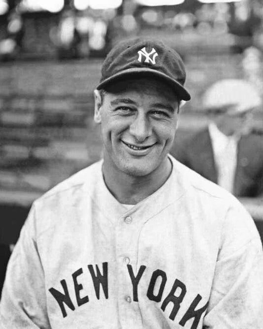New York Yankees Lou Gehrig Glossy Magnet Baseball Magnet Hof 39 1