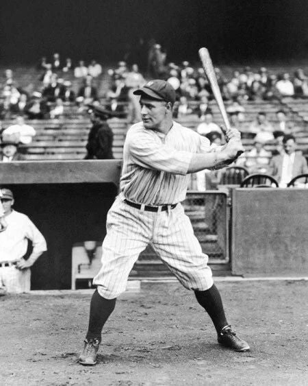 New York Yankees Lou Gehrig Keychain Glossy Keychain Baseball Print Hof 39