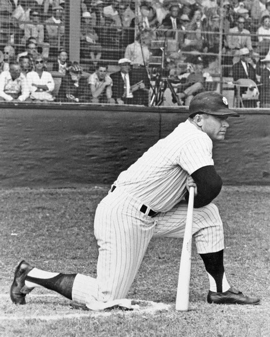 New York Yankees Mickey Mantle Glossy Photo Baseball Legend Print Poster