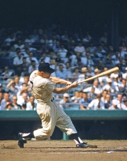 New York Yankees Mickey Mantle Glossy Magnet Baseball Magnet Hof 74 1