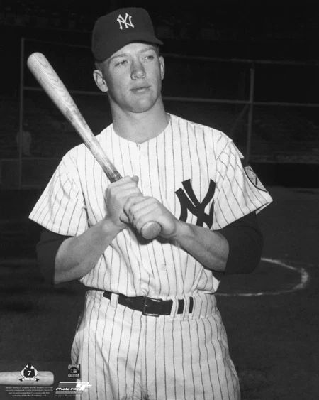 New York Yankees Mickey Mantle Glossy Magnet Baseball Magnet Portrait