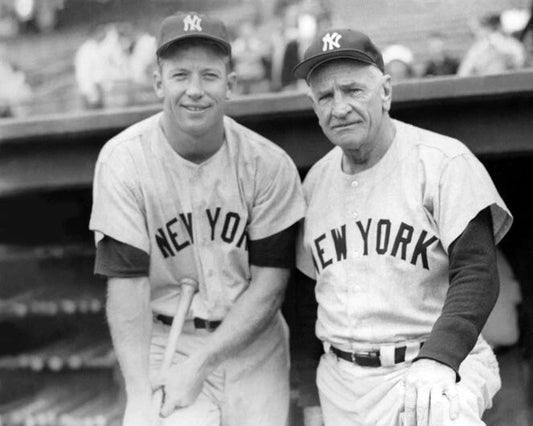 New York Yankees Mickey Mantle And Casey Stengel Magnet Magnet Magnet