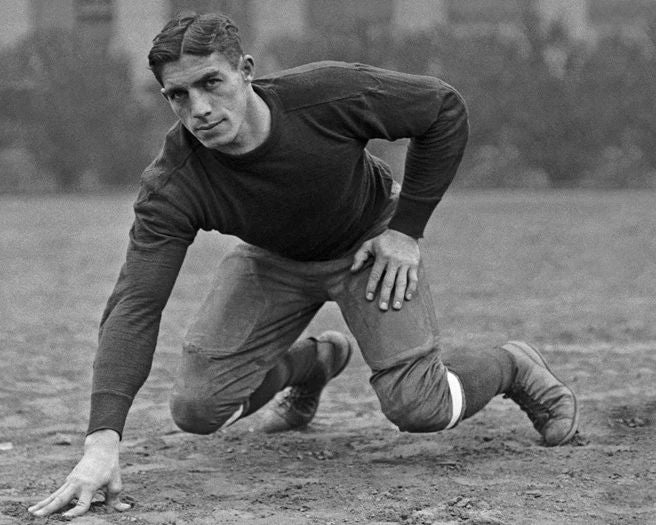 New York Yankees Mike Michalske Glossy Photo Football Print Poster Hof 64