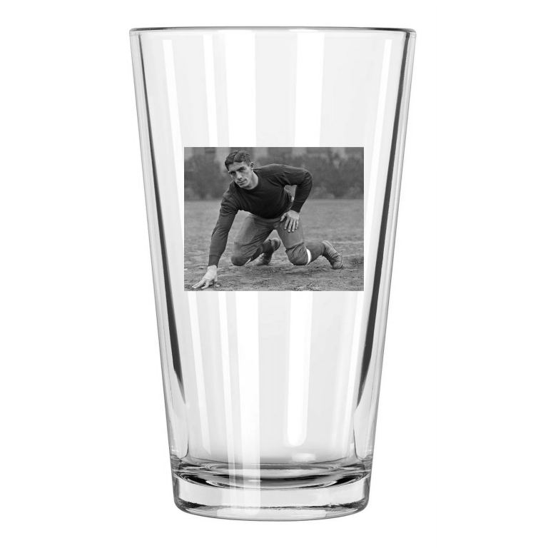 New York Yankees Mike Michalske Photo Football Hof 64 Pint Beer Drinking Glass