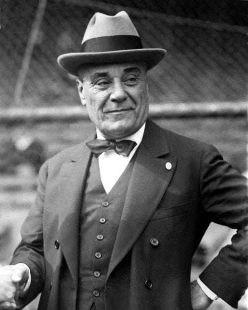New York Yankees Owner Jacob Ruppert Glossy Magnet Baseball Magnet