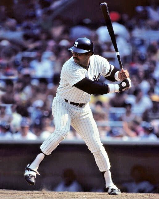 New York Yankees Reggie Jackson Glossy Keychain Baseball Print Mr October 1