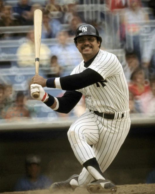 New York Yankees Reggie Jackson Glossy Keychain Baseball Print Mr October 2