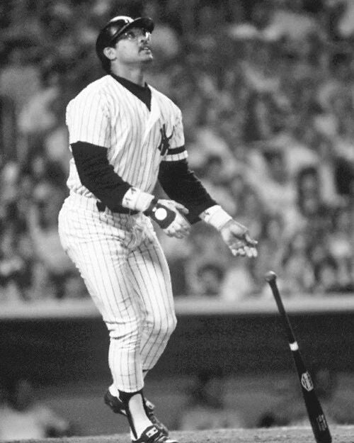 New York Yankees Reggie Jackson Glossy Keychain Baseball Print Mr October 3