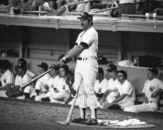 New York Yankees Thurman Munson Glossy Keychain Print Baseball Keychain