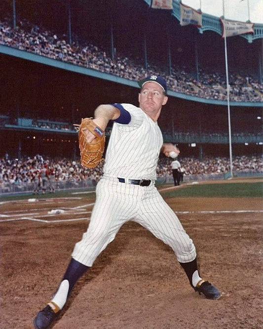 New York Yankees Whitey Ford Glossy Photo Baseball Print Poster Hof 74 2