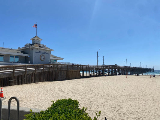 Newport Beach Pier California Ocean Summer 2024 Picture Magnet