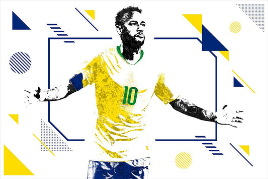 Neymar Celebrity Brazilian Football Athlete Jigsaw Puzzle