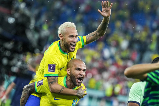Neymar Dani Alves Brazil National Team World Cup Jigsaw Puzzle