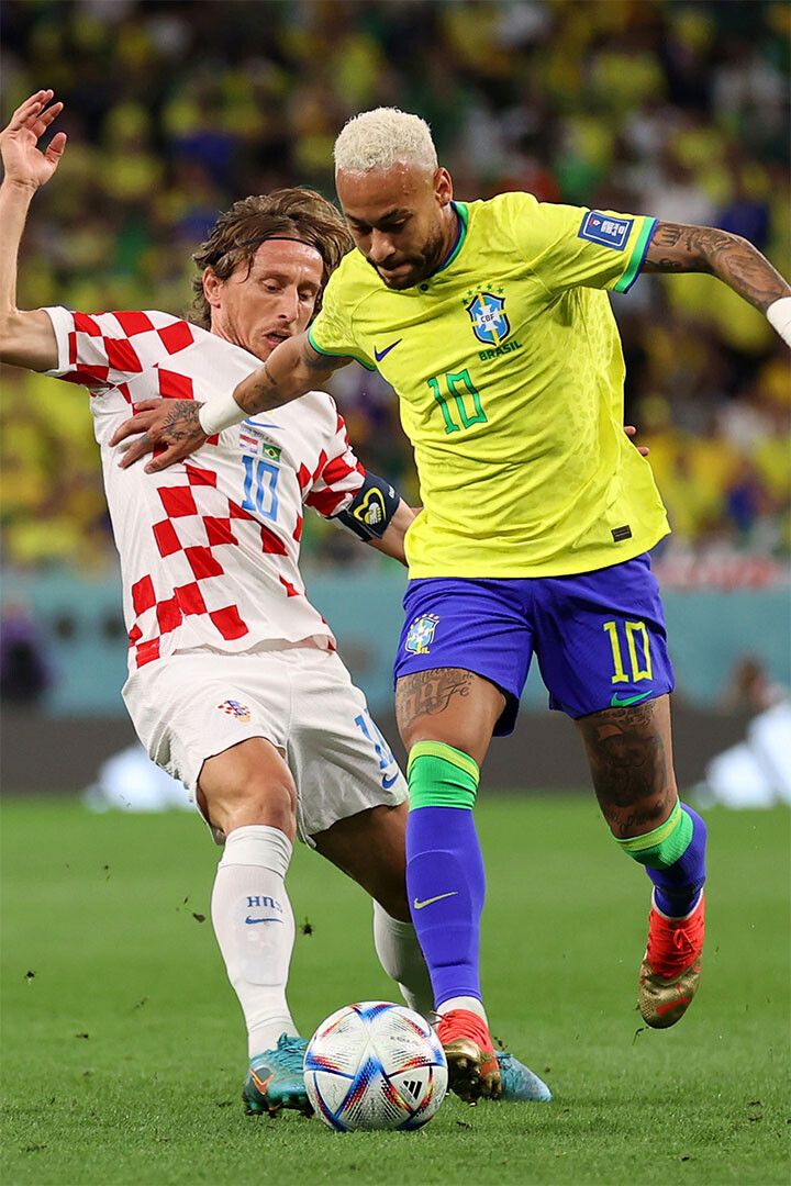 Neymar Luka Modric Brazil National Team World Cup Jigsaw Puzzle