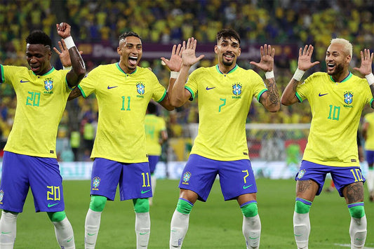Neymar Vini Jr Lucas Paqueta Raphinha Brazil World Cup Jigsaw Puzzle