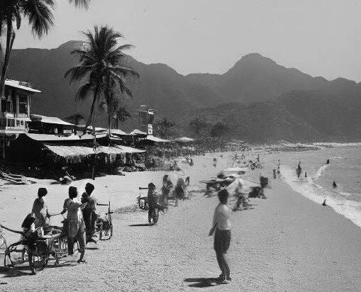 Nha Trang Vietnam 1950S Old Retro Vintage Style Art Print Picture Magnet
