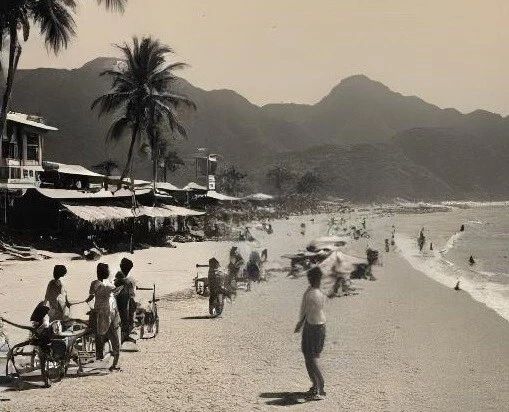 Nha Trang Vietnam 1950S Retro Vintage Style Art Magnet Magnet