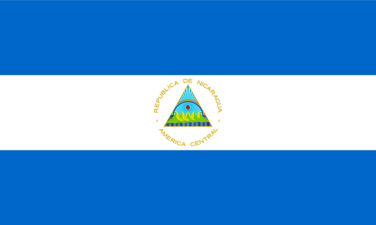 Nicaragua Flag Print Poster