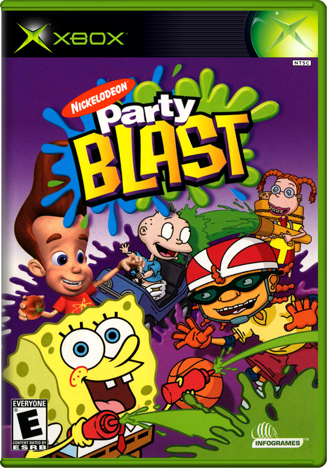 Nickelodeon Party Blast Xbox Print Poster