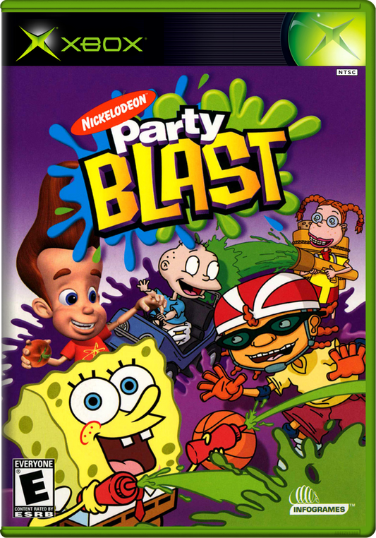 Nickelodeon Party Blast Xbox Print Poster