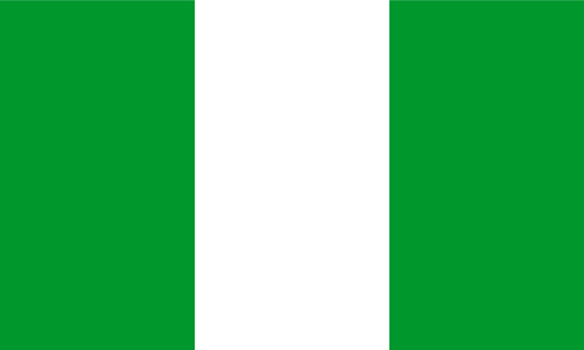 Nigeria Flag Print Poster