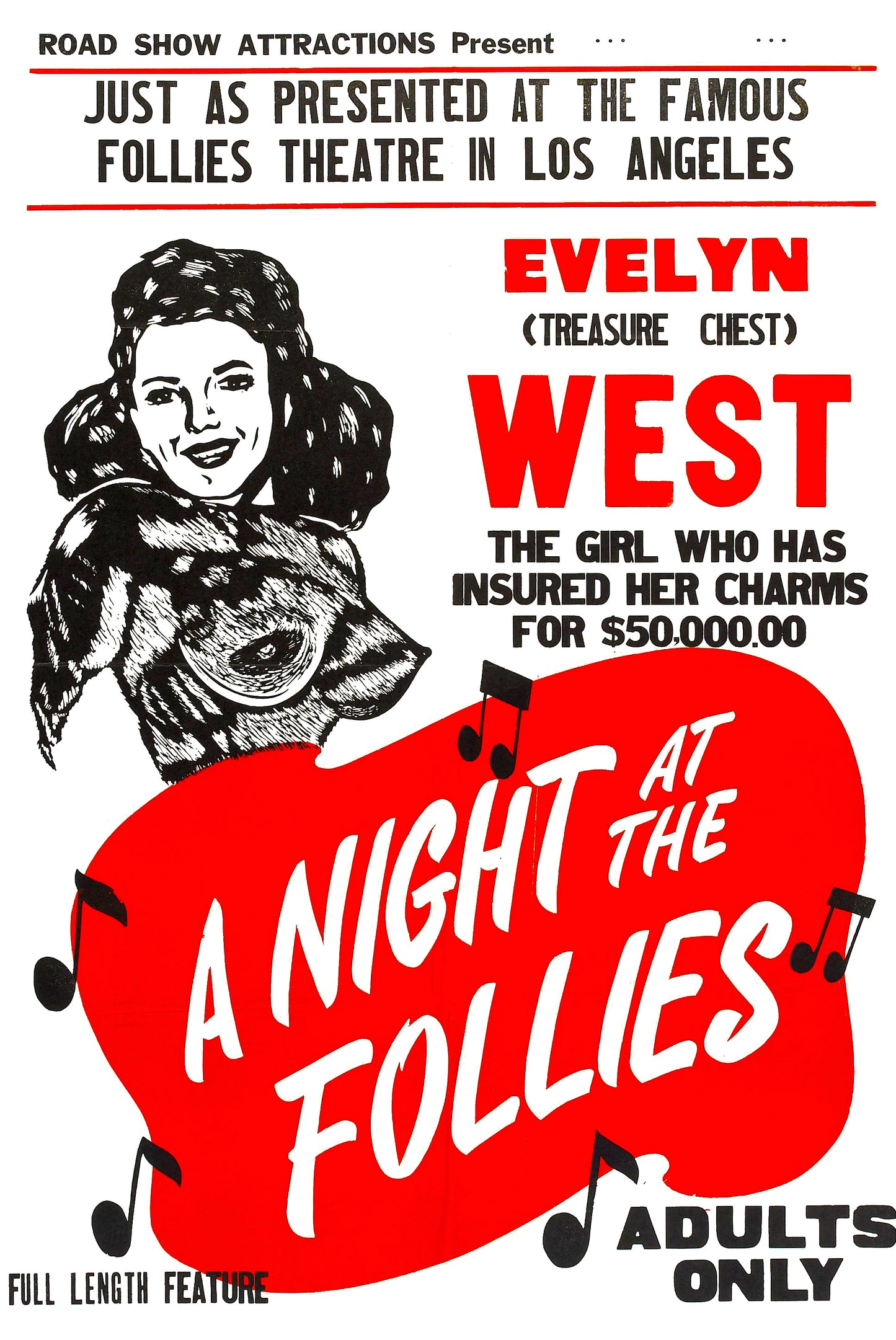 Night At Follies 01 Movie Magnet