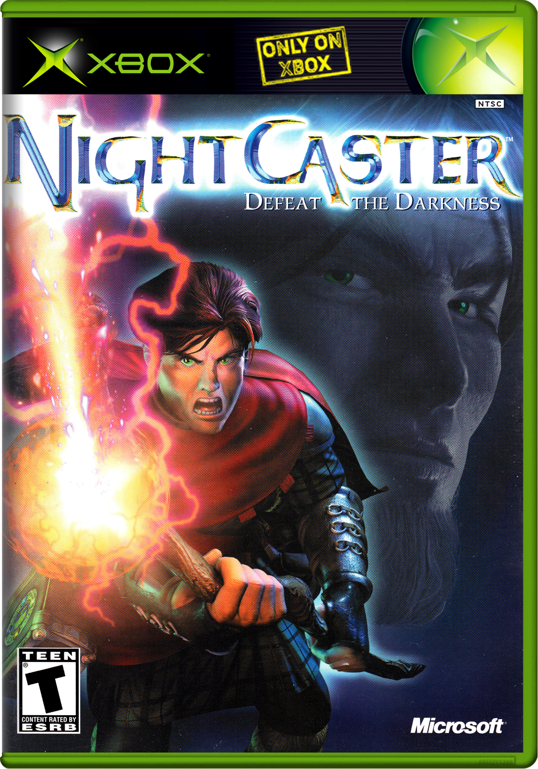 Night Caster Defeat The Darkness Xbox Keychain