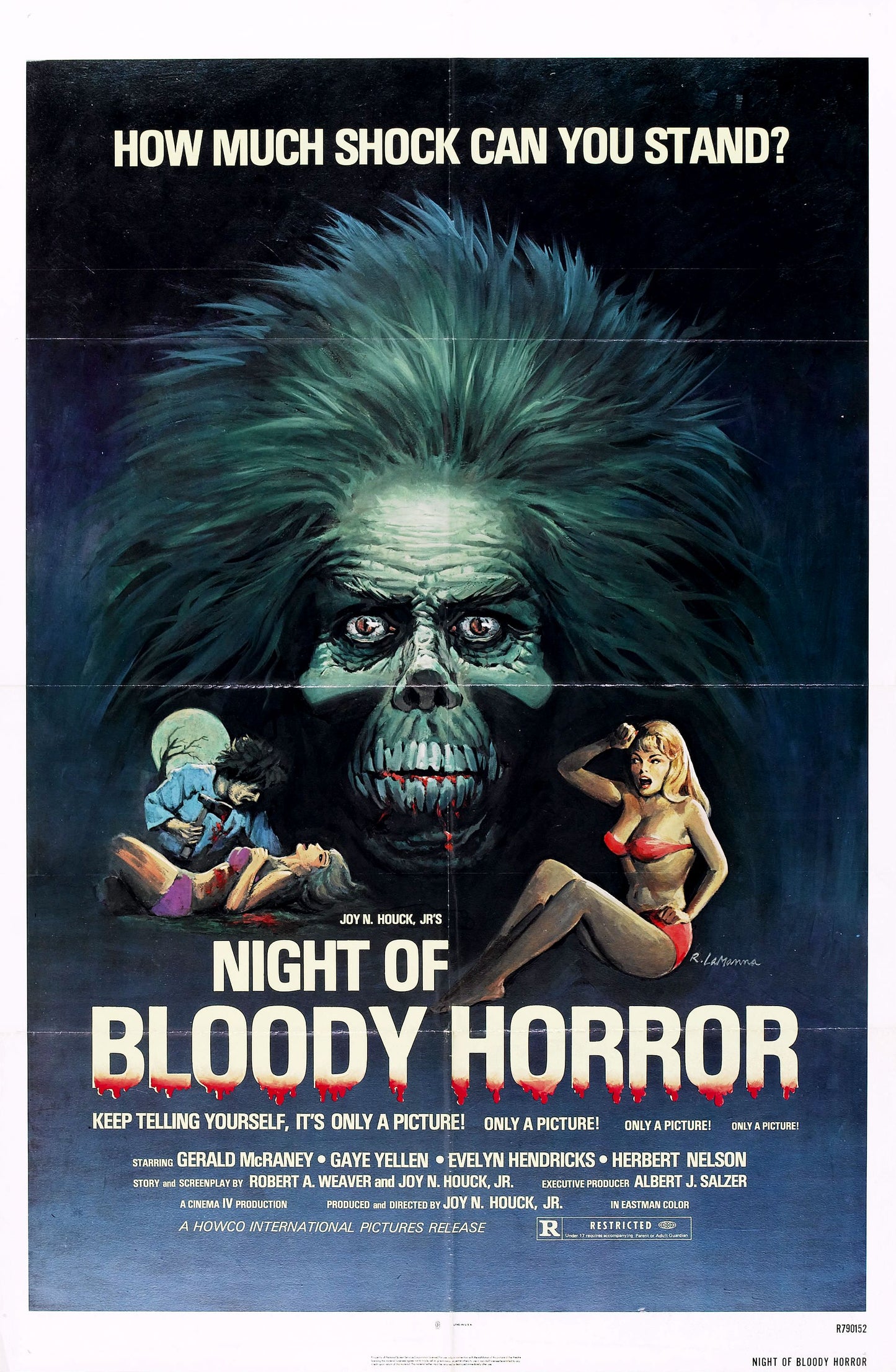 Night Of Bloody Horror 01 Movie Magnet