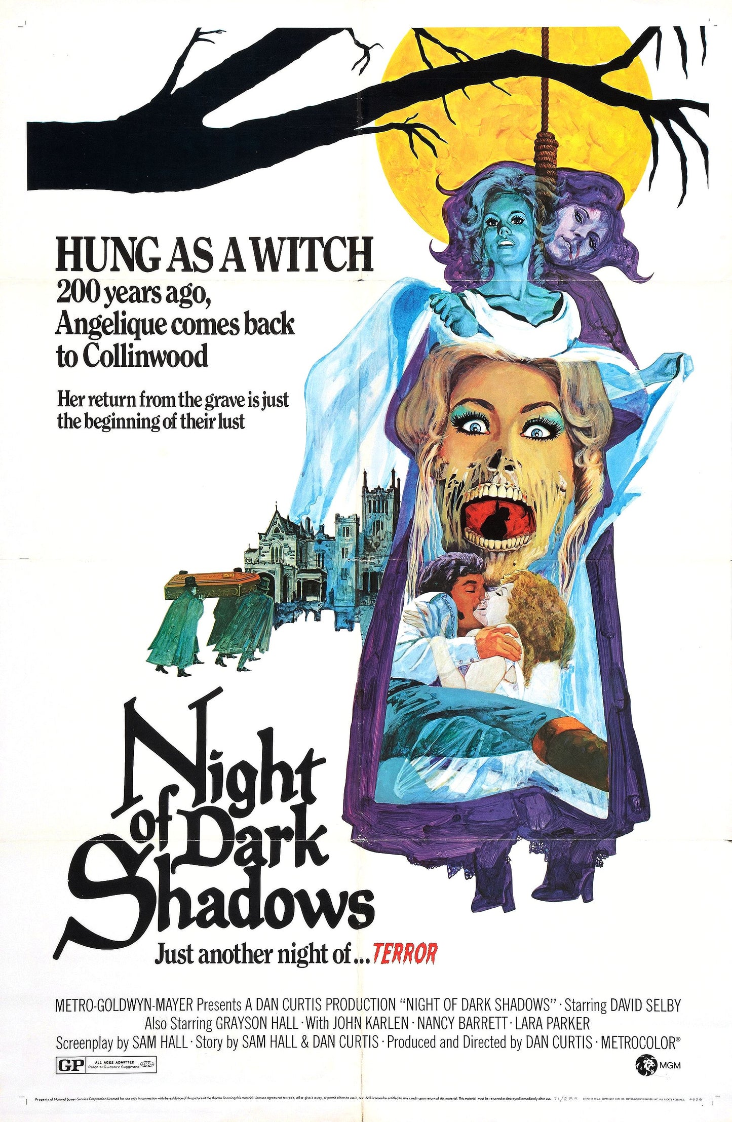 Night Of Dark Shadows 01 Movie Magnet