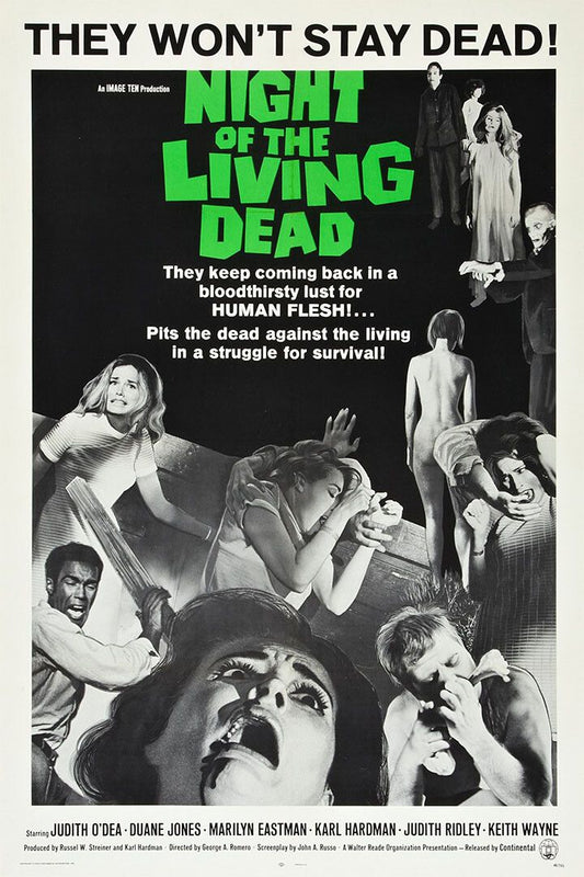 Night Of The Living Dead Classic Horror Movie Jigsaw Puzzle