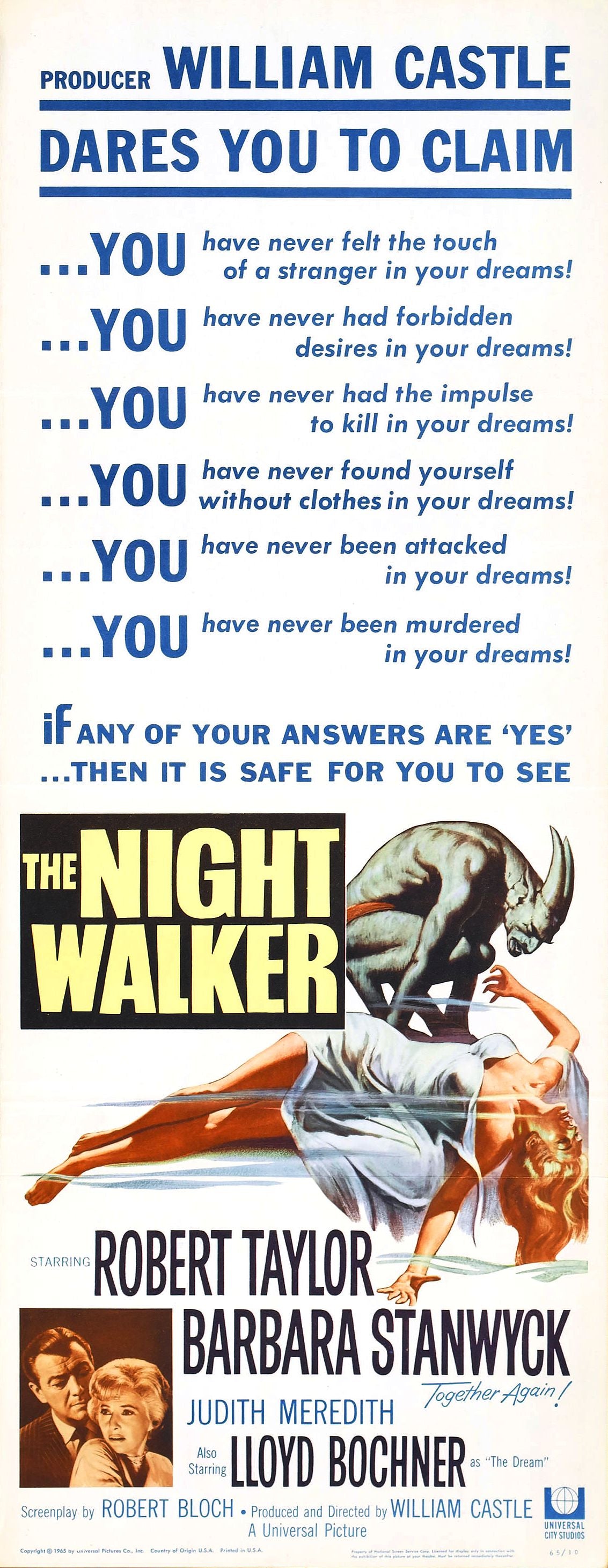 Night Walker 02 Movie Magnet