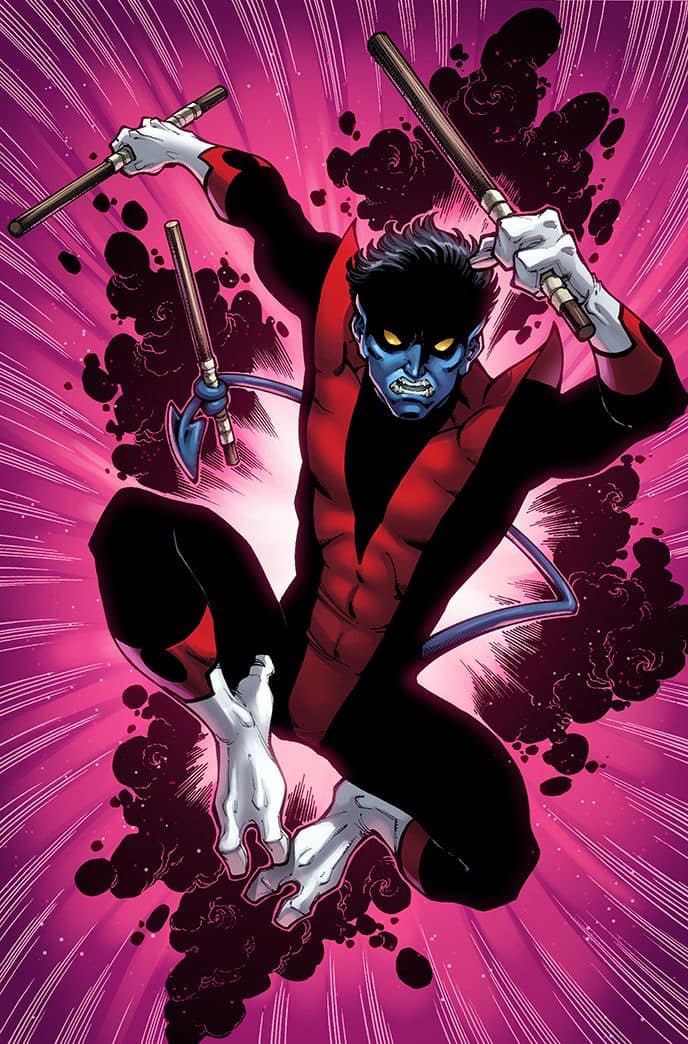 Nightcrawler Action Pose Print Poster