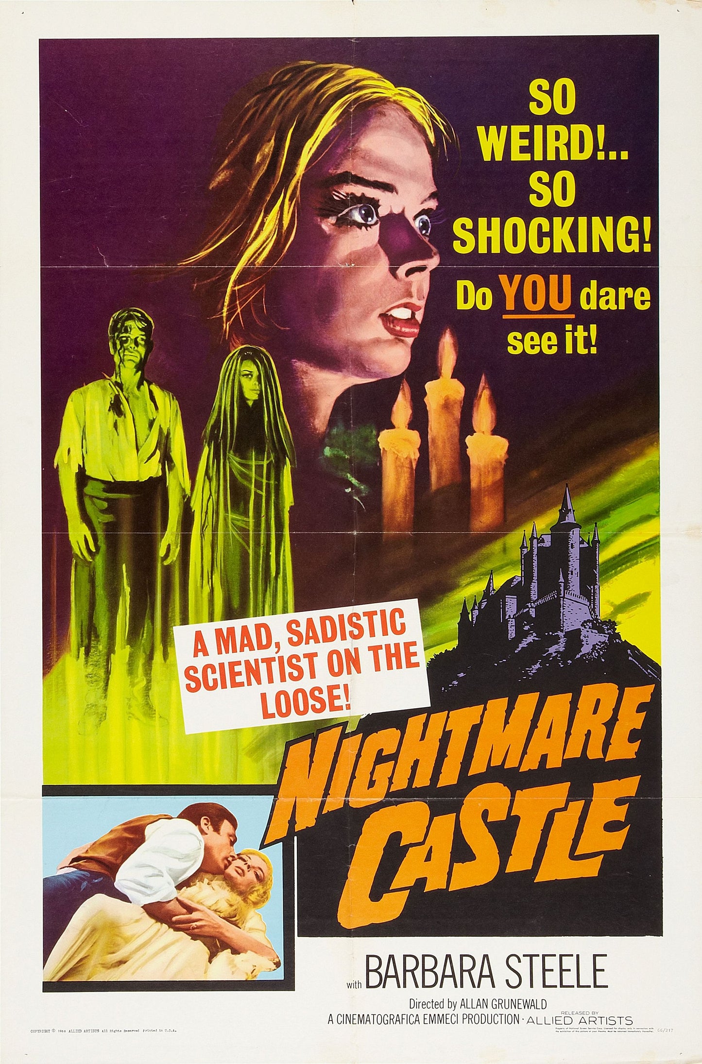 Nightmare Castle 03 Movie Magnet